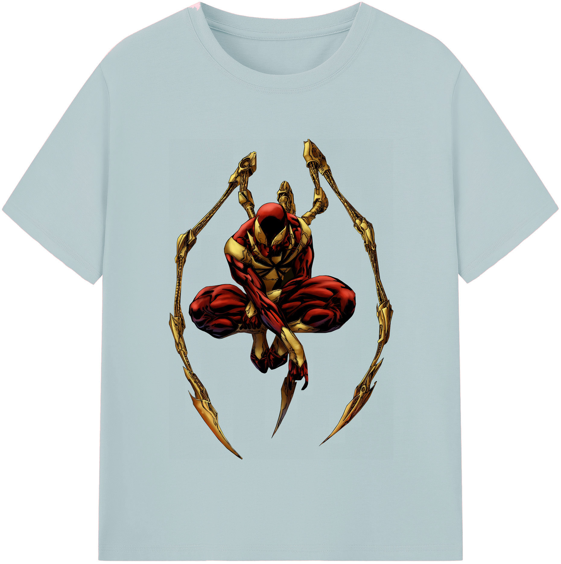（画像用） Spider Man スパイダーマン 綿100％半袖Tシャツ（フロントプリント）